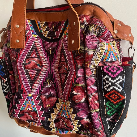 Colorful Geometric Pattern Tote Bag - Picture 3 of 4